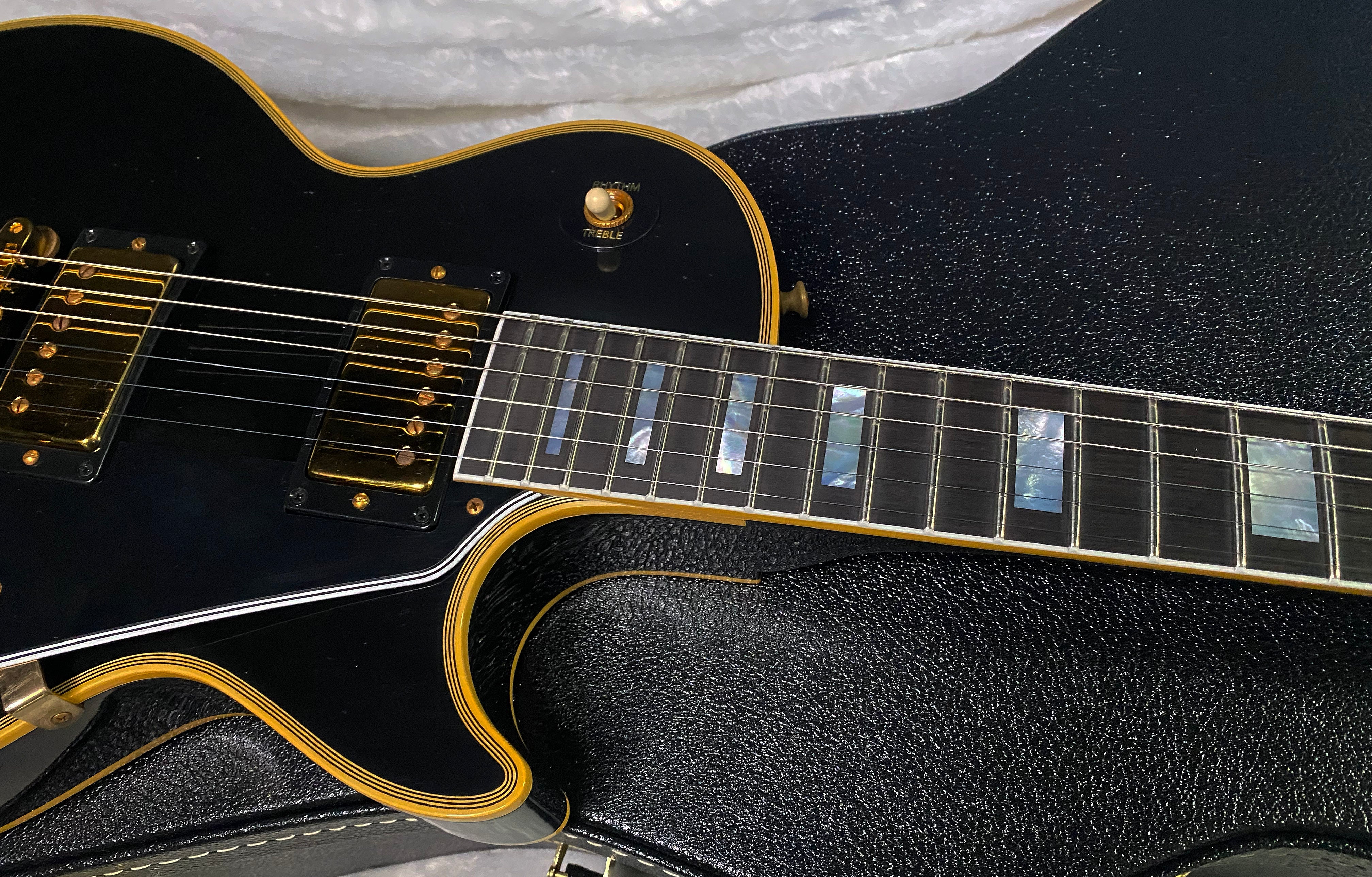 NEW! Gibson Custom Shop Murphy Lab '68 Les Paul Custom Reissue Ultra Light Aged Ebony Authorized Dealer - 9.2 lbs - G06602