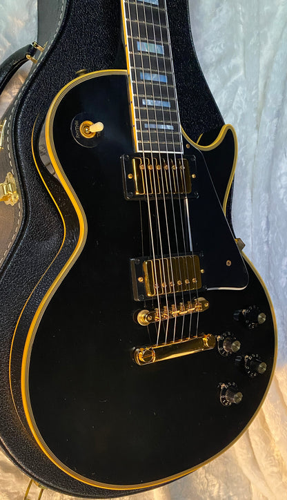 NEW! Gibson Custom Shop Murphy Lab '68 Les Paul Custom Reissue Ultra Light Aged Ebony Authorized Dealer - 9.2 lbs - G06602