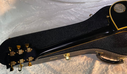 NEW! Gibson Custom Shop Murphy Lab '68 Les Paul Custom Reissue Ultra Light Aged Ebony Authorized Dealer - 9.2 lbs - G06602