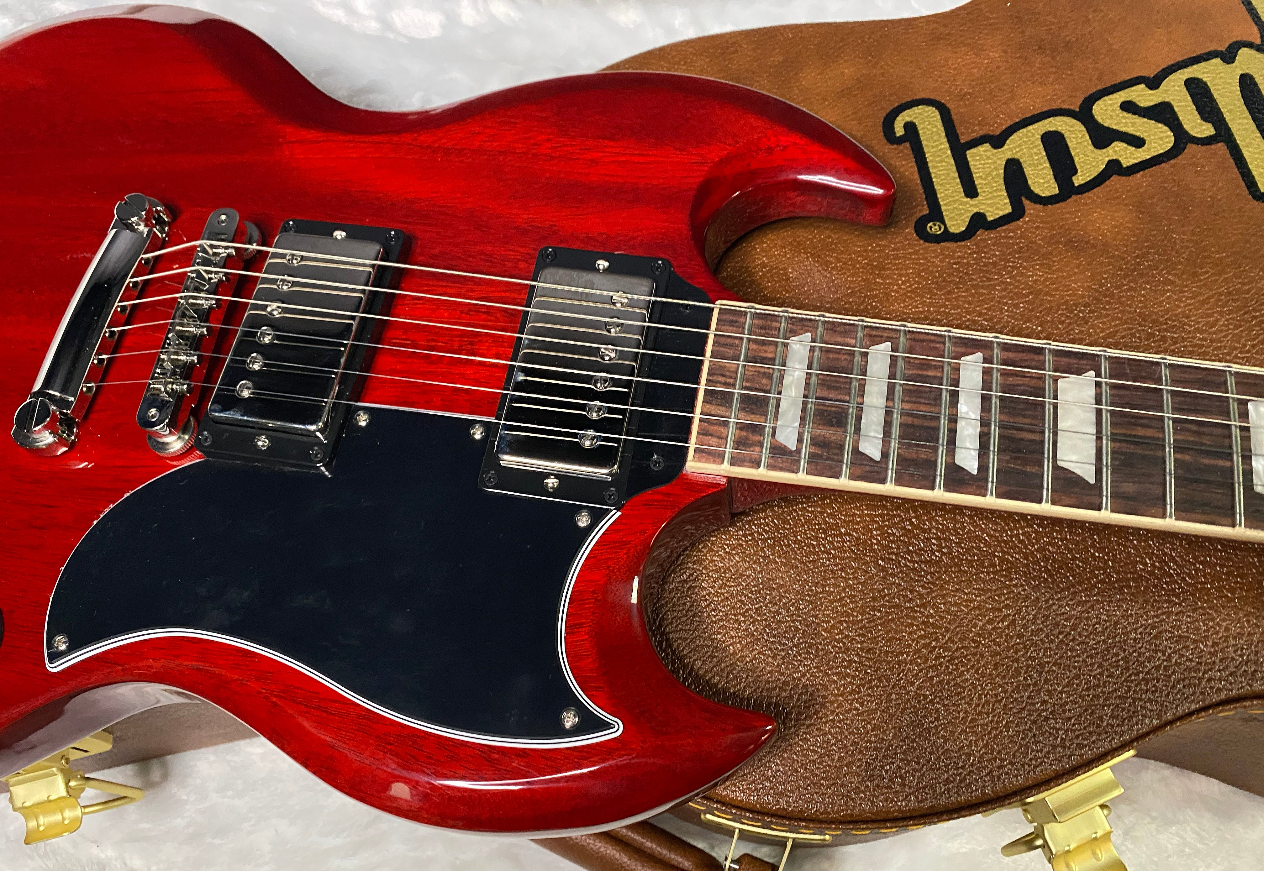 NEW ! Gibson SG Standard '61 Stop Bar - Vintage Cherry - Only 6.3 lbs - Authorized Dealer - G07186