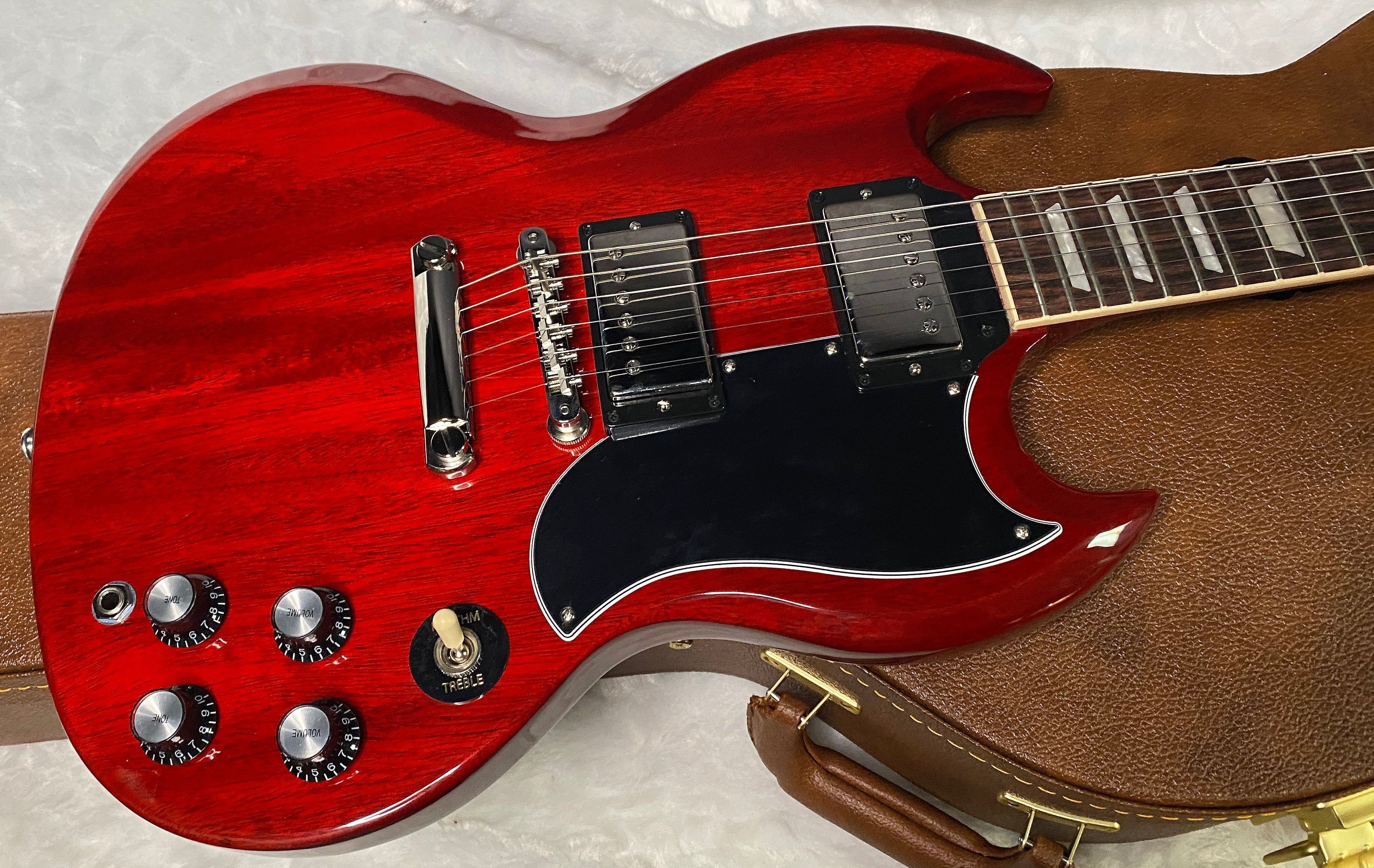 NEW ! Gibson SG Standard '61 Stop Bar - Vintage Cherry - Only 6.3 lbs - Authorized Dealer - G07186