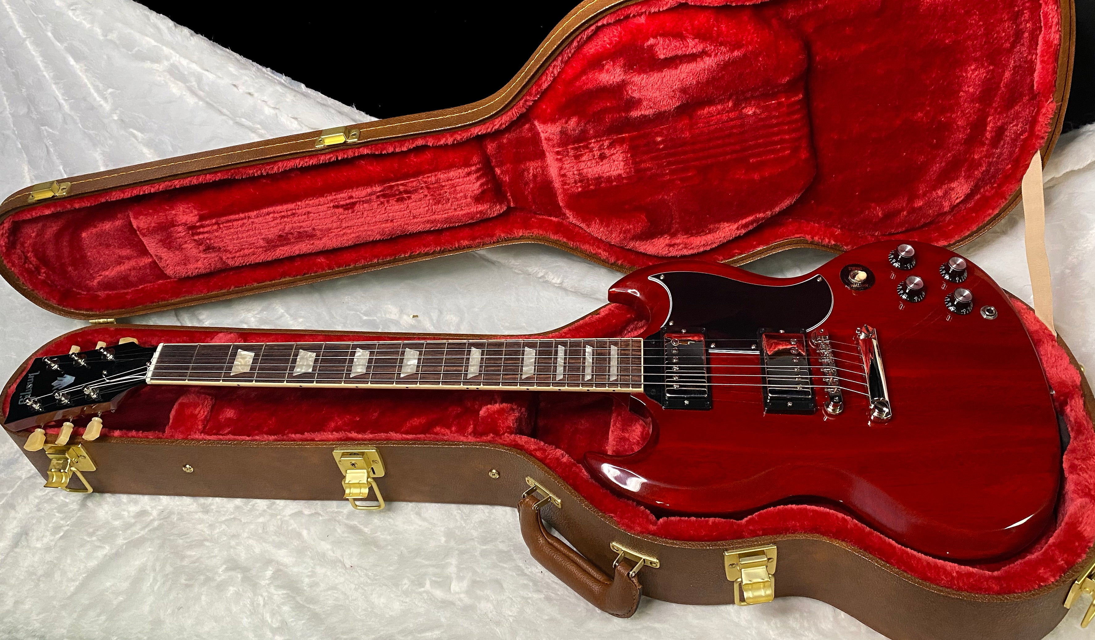 NEW ! Gibson SG Standard '61 Stop Bar - Vintage Cherry - Only 6.3 lbs - Authorized Dealer - G07186