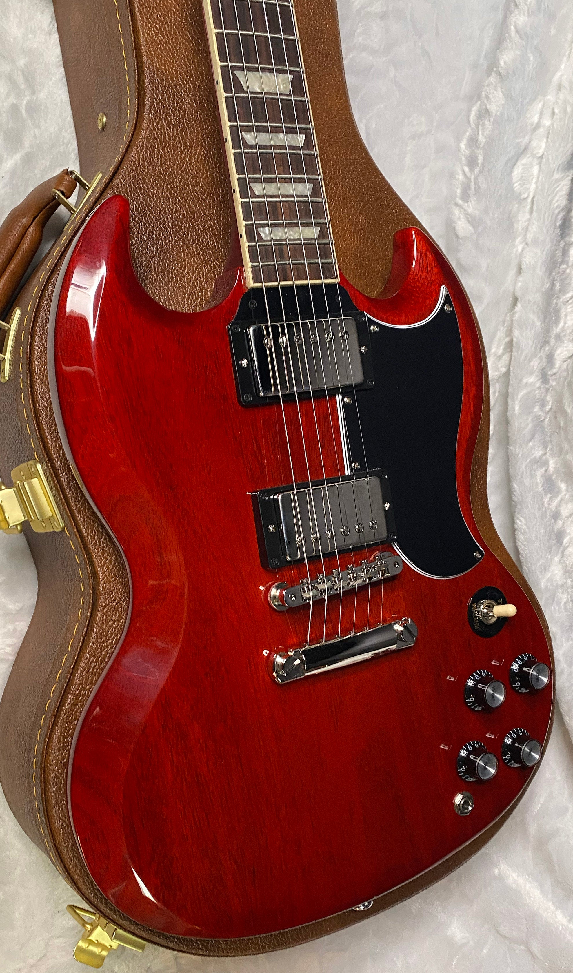 NEW ! Gibson SG Standard '61 Stop Bar - Vintage Cherry - Only 6.4 lbs - Authorized Dealer - G07180