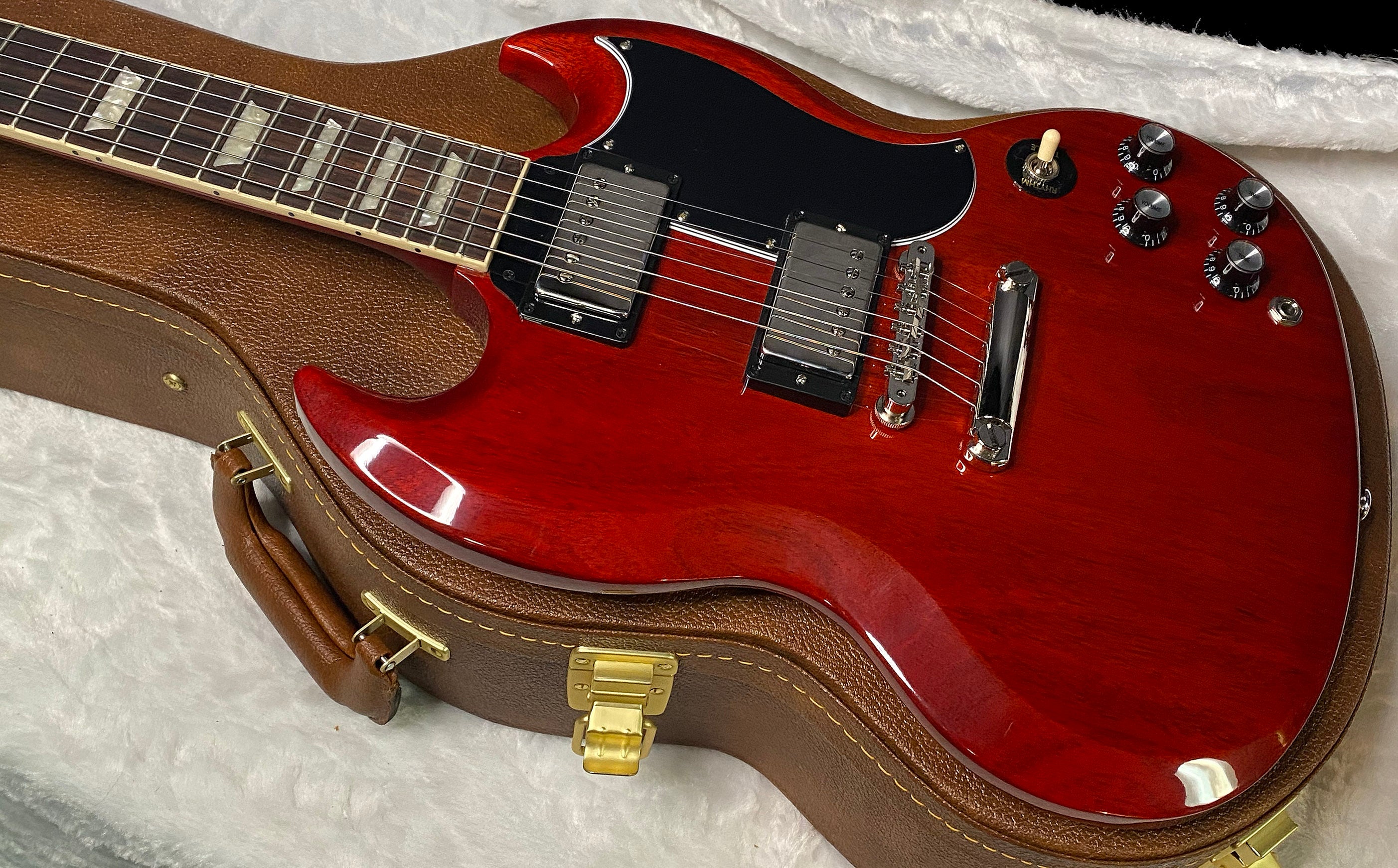 NEW ! Gibson SG Standard '61 Stop Bar - Vintage Cherry - Only 6.4 lbs - Authorized Dealer - G07180