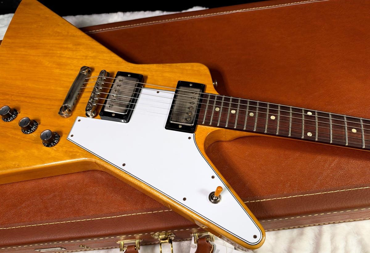 NEW! Gibson Custom 1958 Korina Explorer Reissue Electric Guitar - VOS - Only 8.1 lbs - Authorized Dealer - G07978