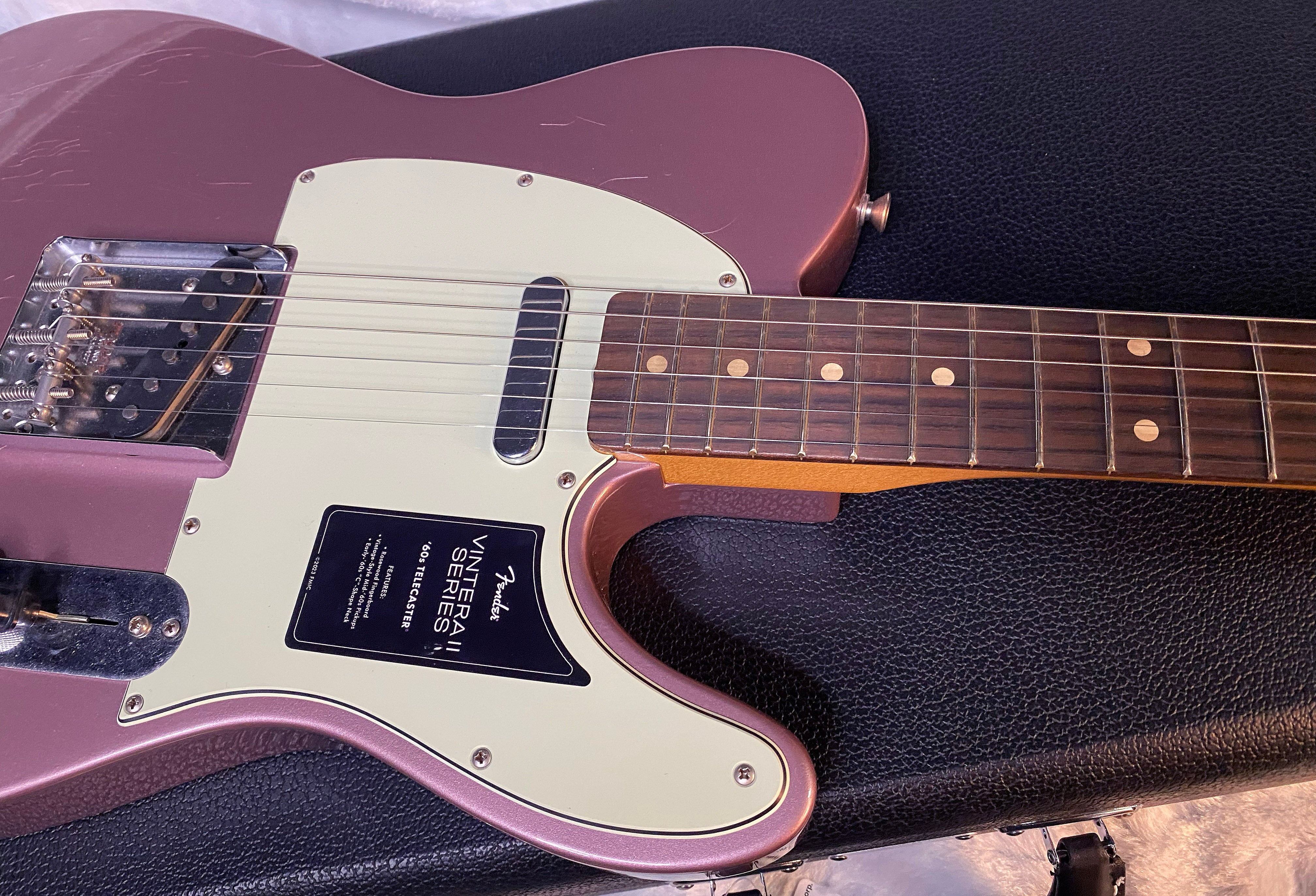 NEW Fender Limited Edition Vintera II Road Worn '60s Telecaster - Burgundy Mist Metallic - 7.5lbs  - Authorized Dealer - G05771