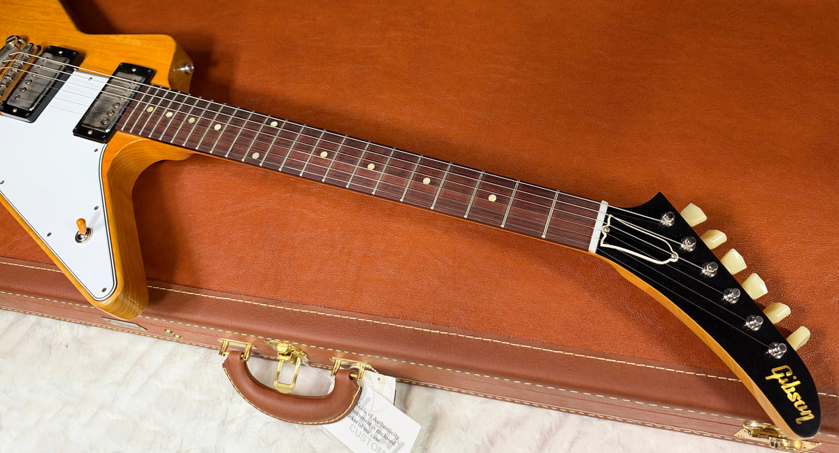 NEW! Gibson Custom 1958 Korina Explorer Reissue Electric Guitar - VOS - Only 8.1 lbs - Authorized Dealer - G07978