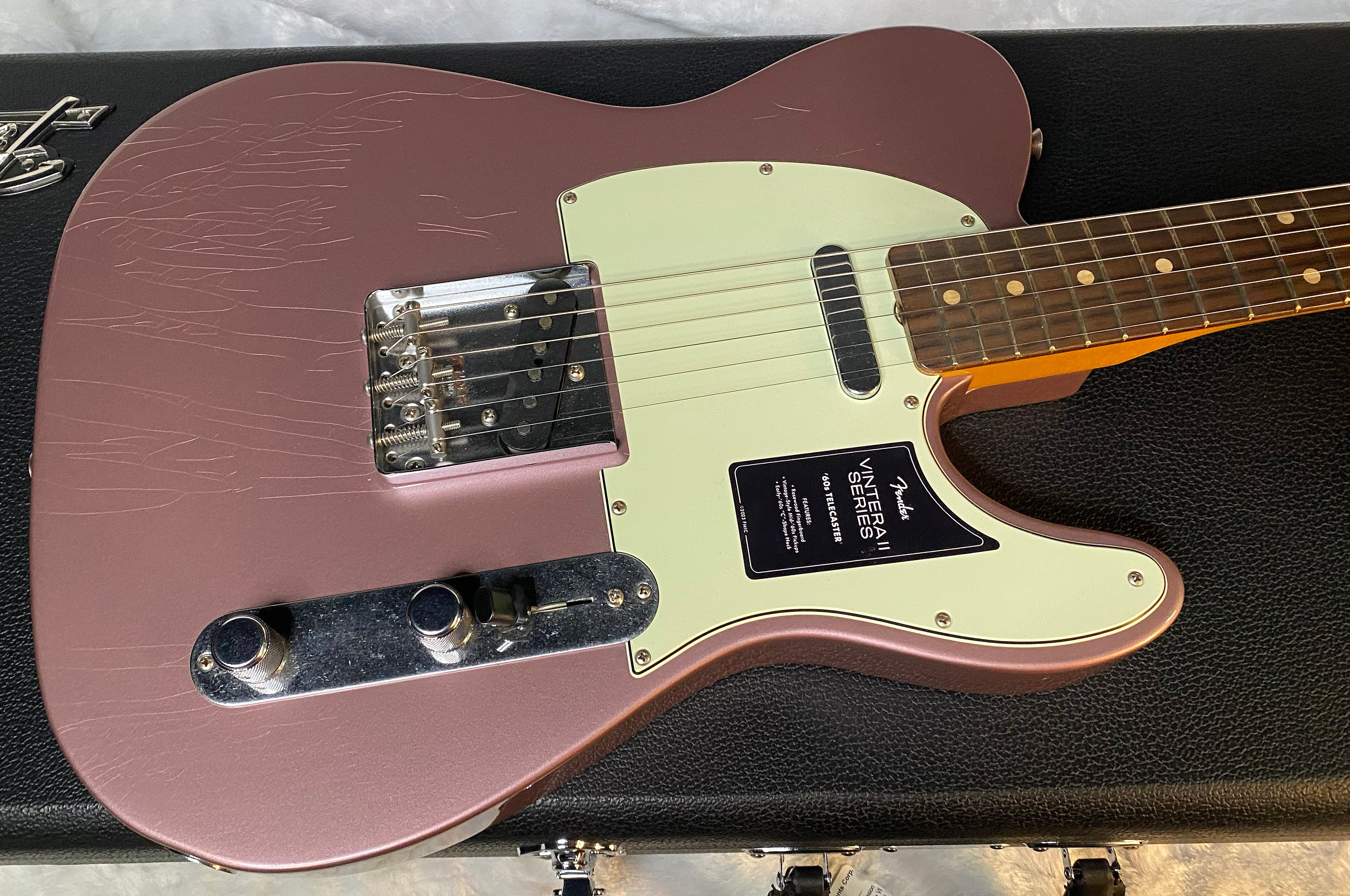 NEW Fender Limited Edition Vintera II Road Worn '60s Telecaster - Burgundy Mist Metallic - 7.5lbs  - Authorized Dealer - G05771