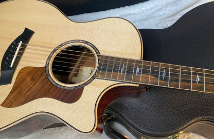 NEW! Taylor 814ce LTD Cocobolo Acoustic-Electric Guitar - Natural Top - Shaded Edgeburst Back & Sides - Authorized Dealer - SAVE! G06611