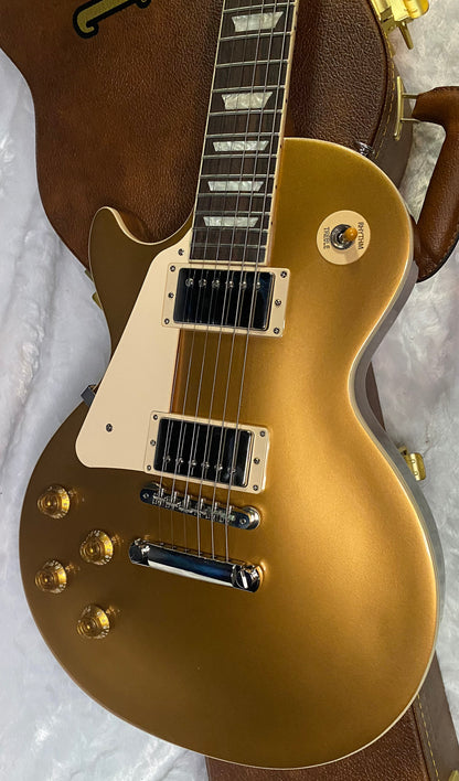 NEW ! Gibson Les Paul 50's Standard Gold Top - Left Handed - Authorized Dealer - Only 9.2 lbs - G07175