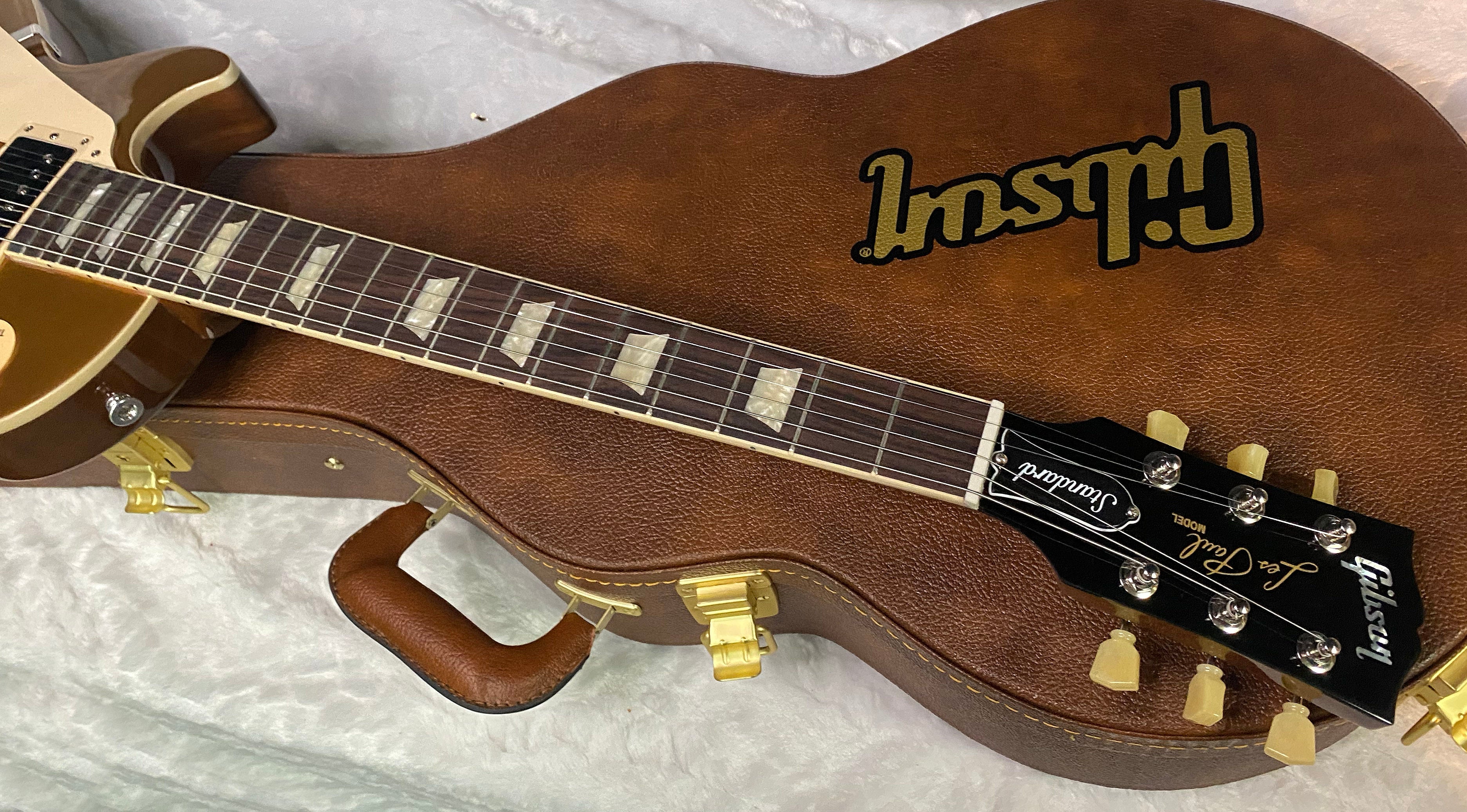 NEW ! Gibson Les Paul 50's Standard Gold Top - Left Handed - Authorized Dealer - Only 9.2 lbs - G07175