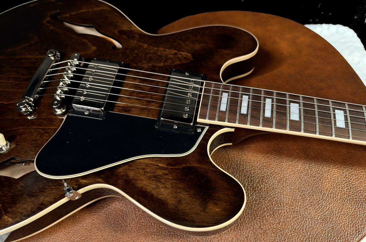 NEW ! Gibson ES-335 60s Semi-hollowbody Electric Guitar - Dark Walnut - Authorized Dealer - 7.8 lbs - G07996
