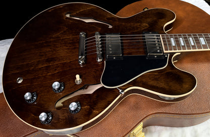 NEW ! Gibson ES-335 60s Semi-hollowbody Electric Guitar - Dark Walnut - Authorized Dealer - 7.8 lbs - G07996