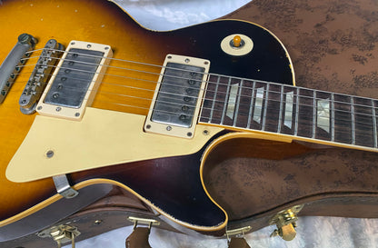 NEW! Gibson Custom 1959 Les Paul Standard Resissue Electric Guitar - Beauty of the Burst #58 - Heavy Aged - Murphy Lab - Authorized Dealer - 8.7 lbs - G07173