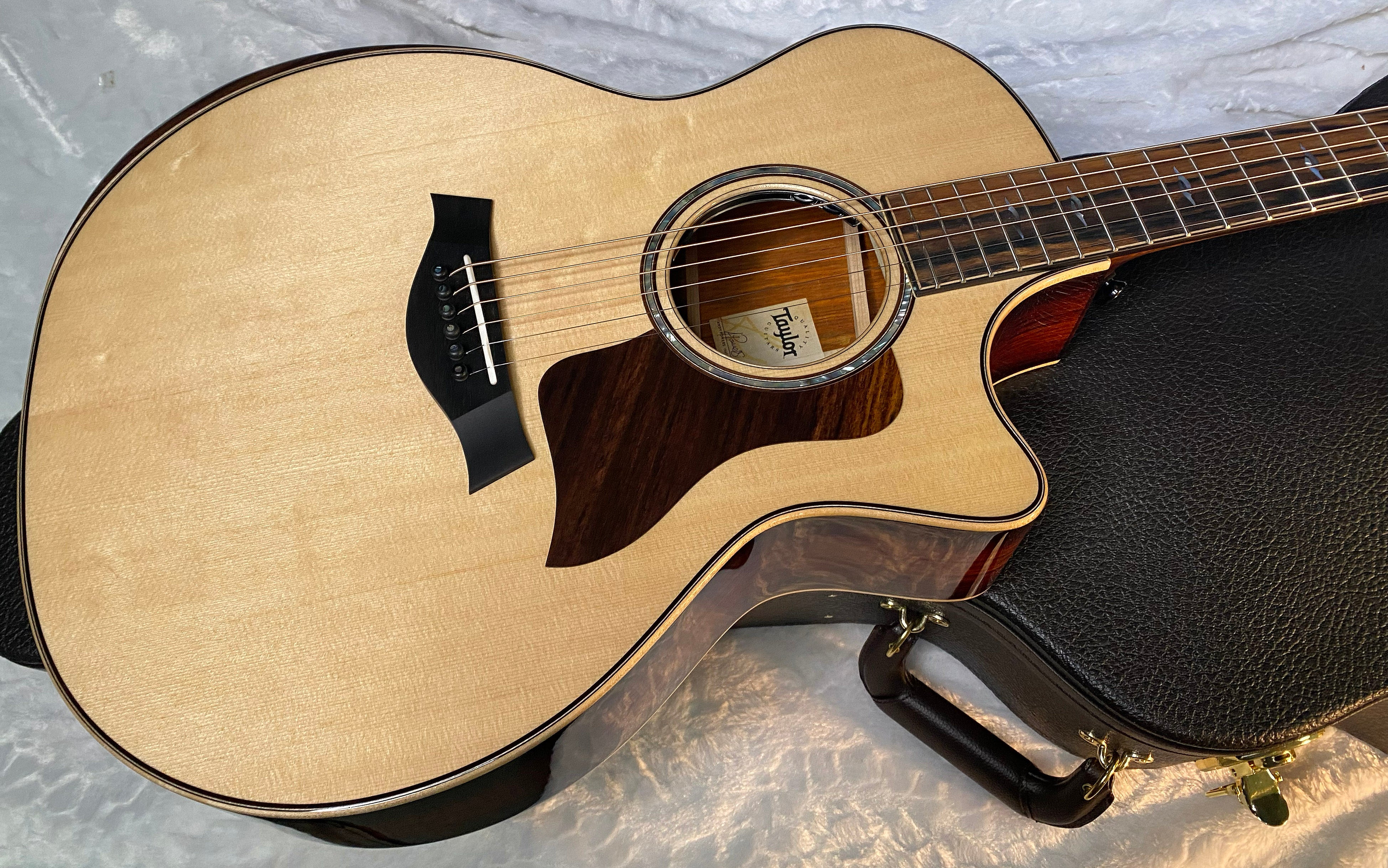 NEW! Taylor 814ce LTD Cocobolo Acoustic-Electric Guitar - Natural Top - Shaded Edgeburst Back & Sides - Authorized Dealer - SAVE! G06612