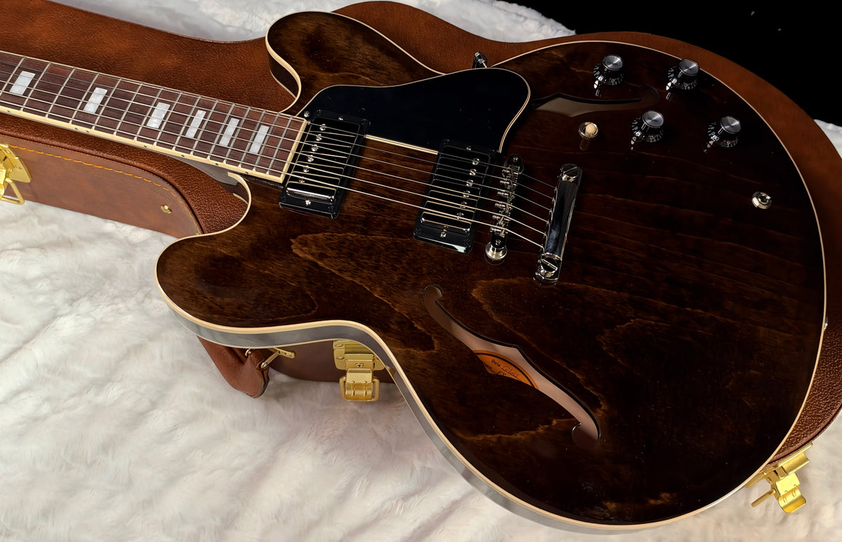 NEW ! Gibson ES-335 60s Semi-hollowbody Electric Guitar - Dark Walnut - Authorized Dealer - 7.8 lbs - G07996