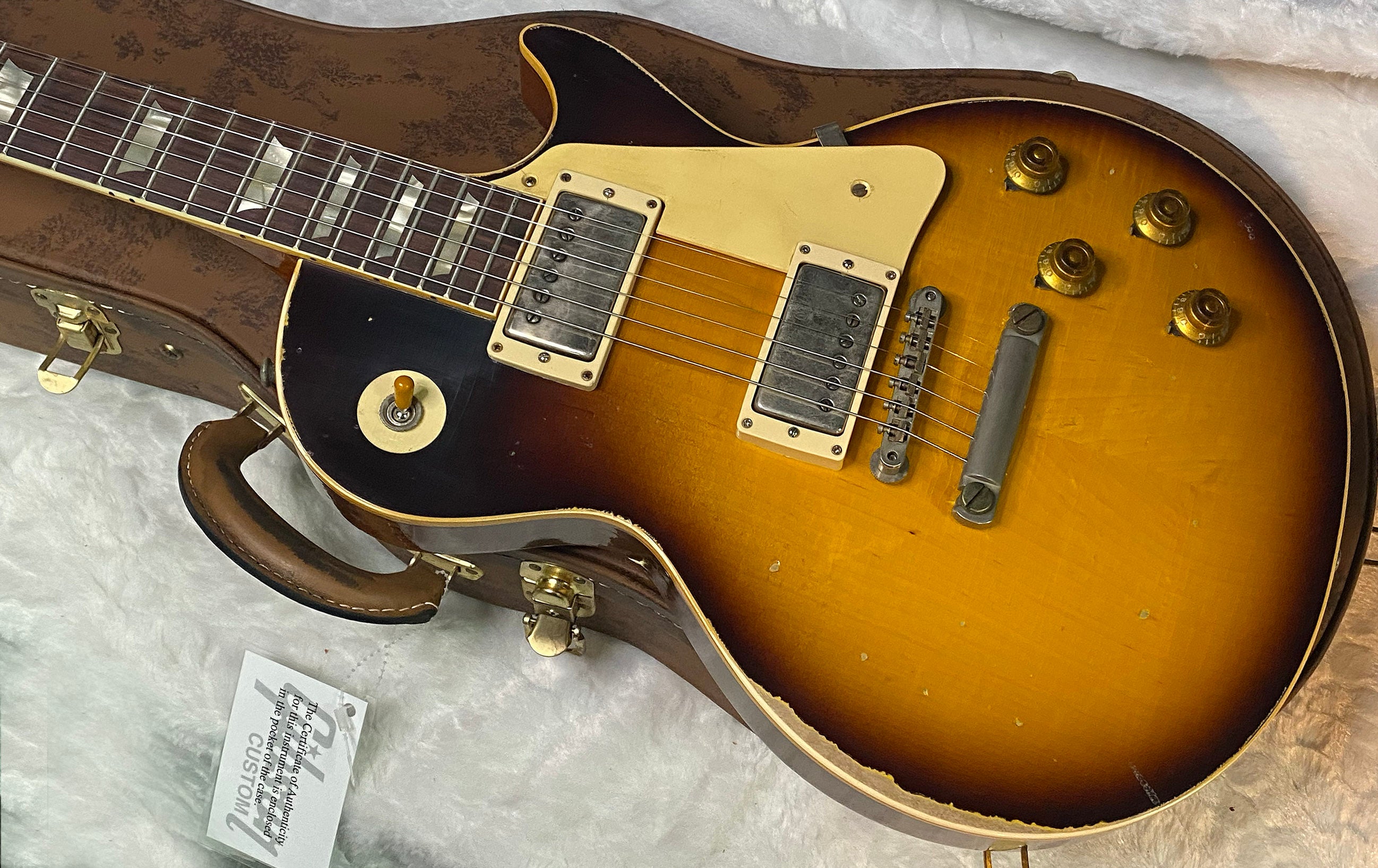 NEW! Gibson Custom 1959 Les Paul Standard Resissue Electric Guitar - Beauty of the Burst #58 - Heavy Aged - Murphy Lab - Authorized Dealer - 8.7 lbs - G07173