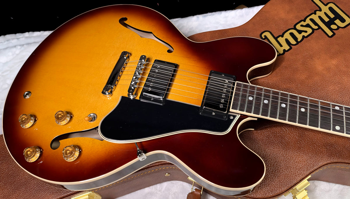 NEW ! Gibson ES-335 50s Semi-Hollowbody Electric Guitar - Vintage Tobacco Burst - Authorized Dealer - 8.6 lbs - G07911
