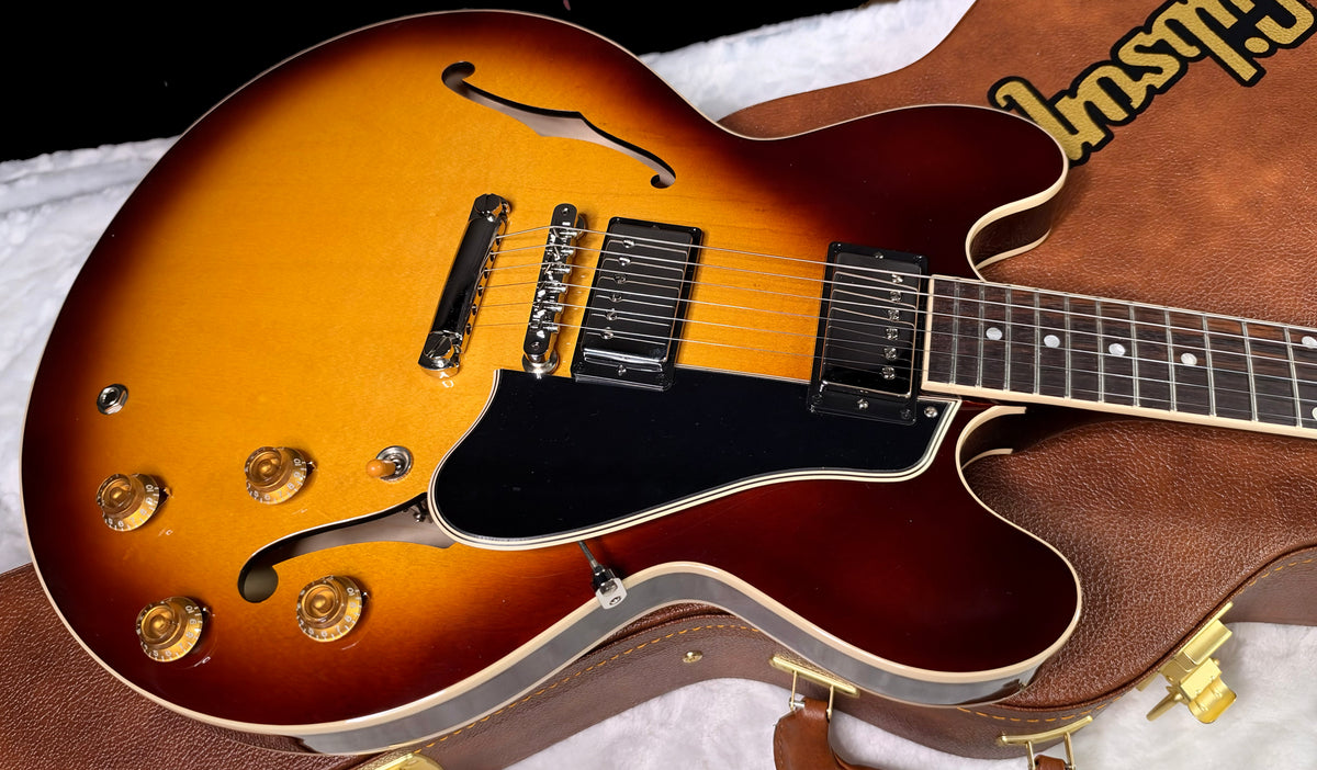 NEW ! Gibson ES-335 50s Semi-Hollowbody Electric Guitar - Vintage Tobacco Burst - Authorized Dealer - 8.6 lbs - G07911