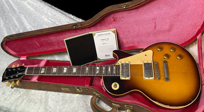 NEW! Gibson Custom 1959 Les Paul Standard Resissue Electric Guitar - Beauty of the Burst #58 - Heavy Aged - Murphy Lab - Authorized Dealer - 8.7 lbs - G07173