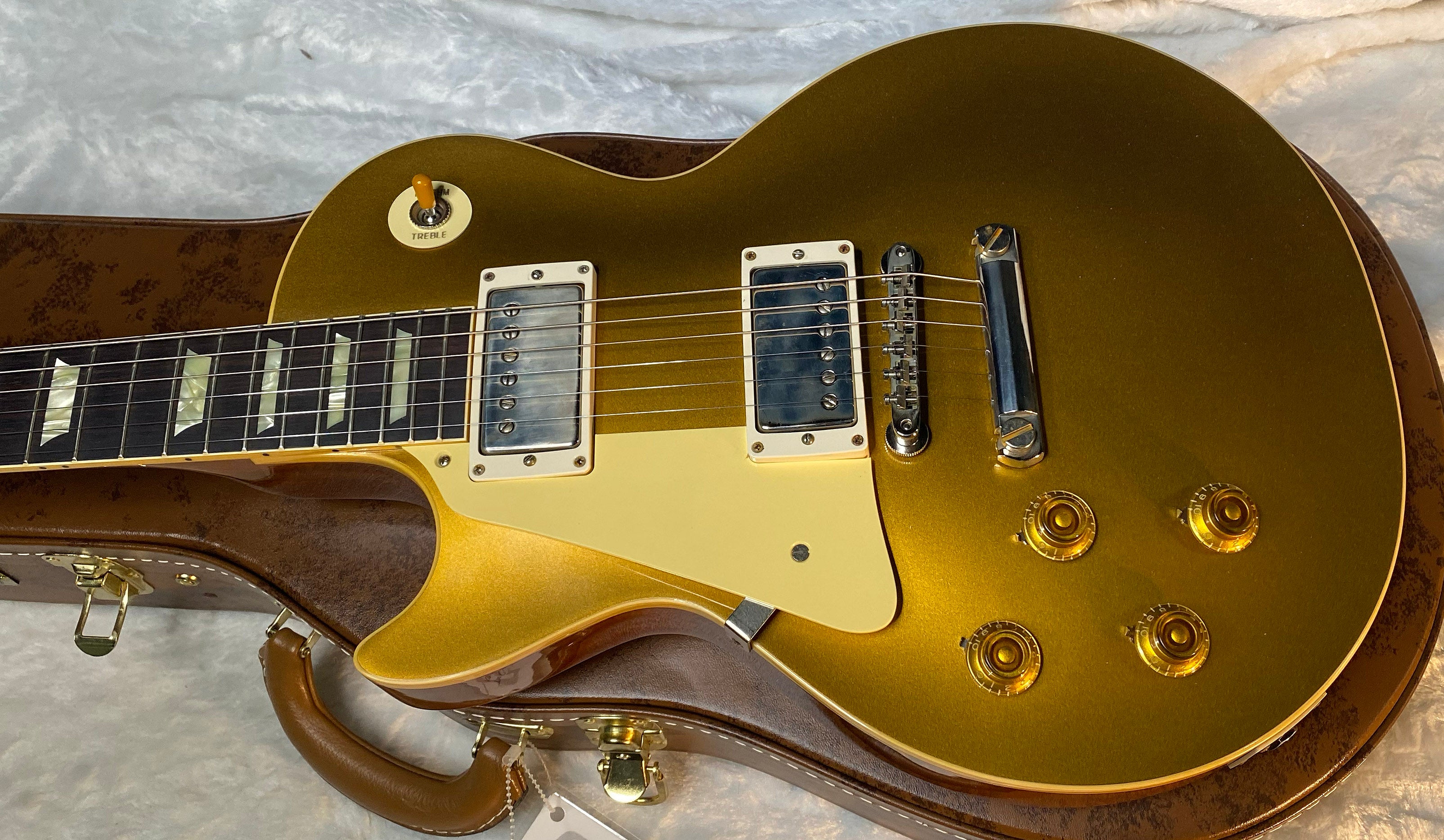 NEW Gibson Custom Shop '57 Les Paul Goldtop Reissue - Double Gold VOS - Left Handed - Authorized Dealer - Only 8.6 lbs G06605