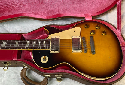 NEW! Gibson Custom 1959 Les Paul Standard Resissue Electric Guitar - Beauty of the Burst #58 - Heavy Aged - Murphy Lab - Authorized Dealer - 8.7 lbs - G07173