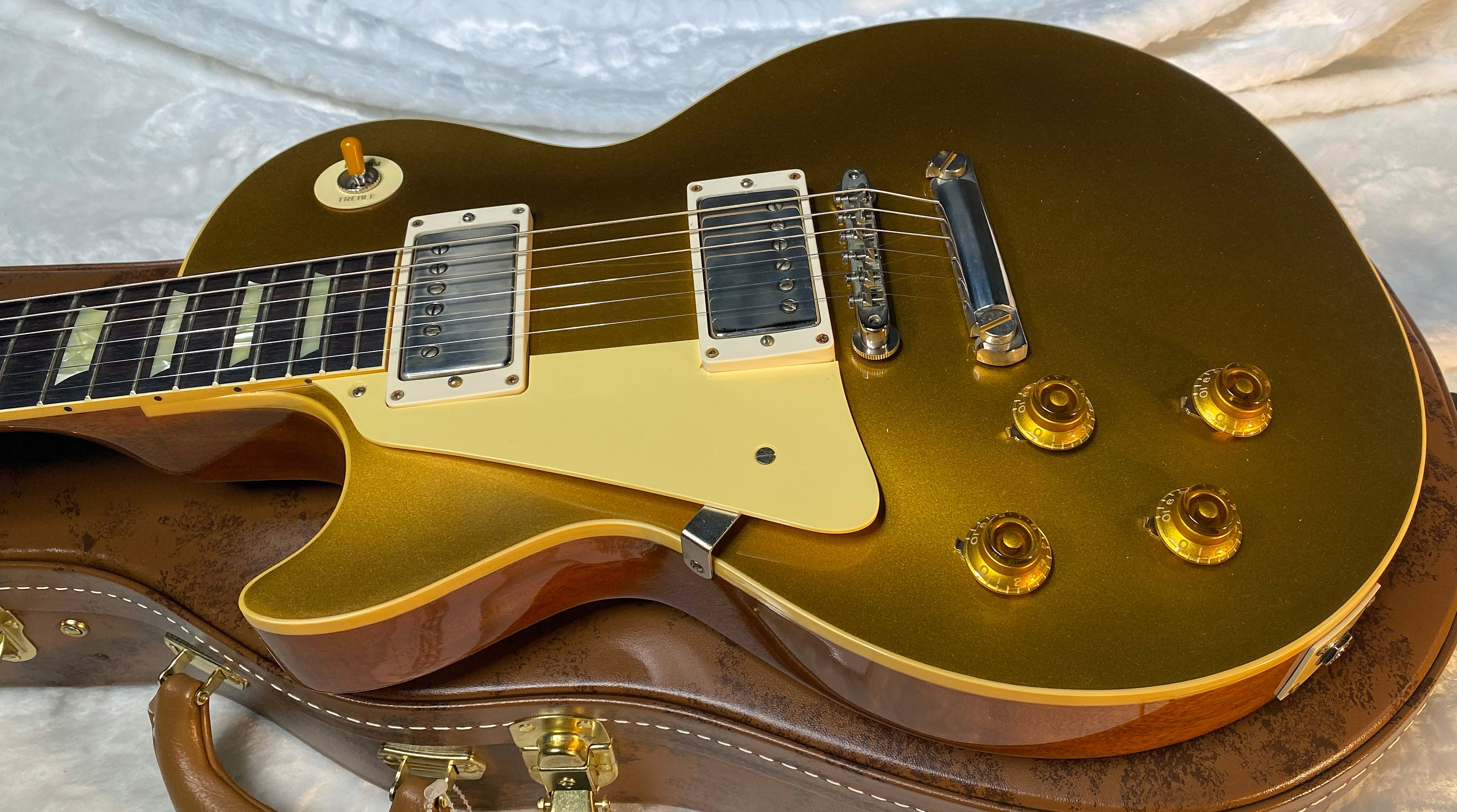 NEW Gibson Custom Shop '57 Les Paul Goldtop Reissue - Double Gold VOS - Left Handed - Authorized Dealer - Only 8.6 lbs G06605