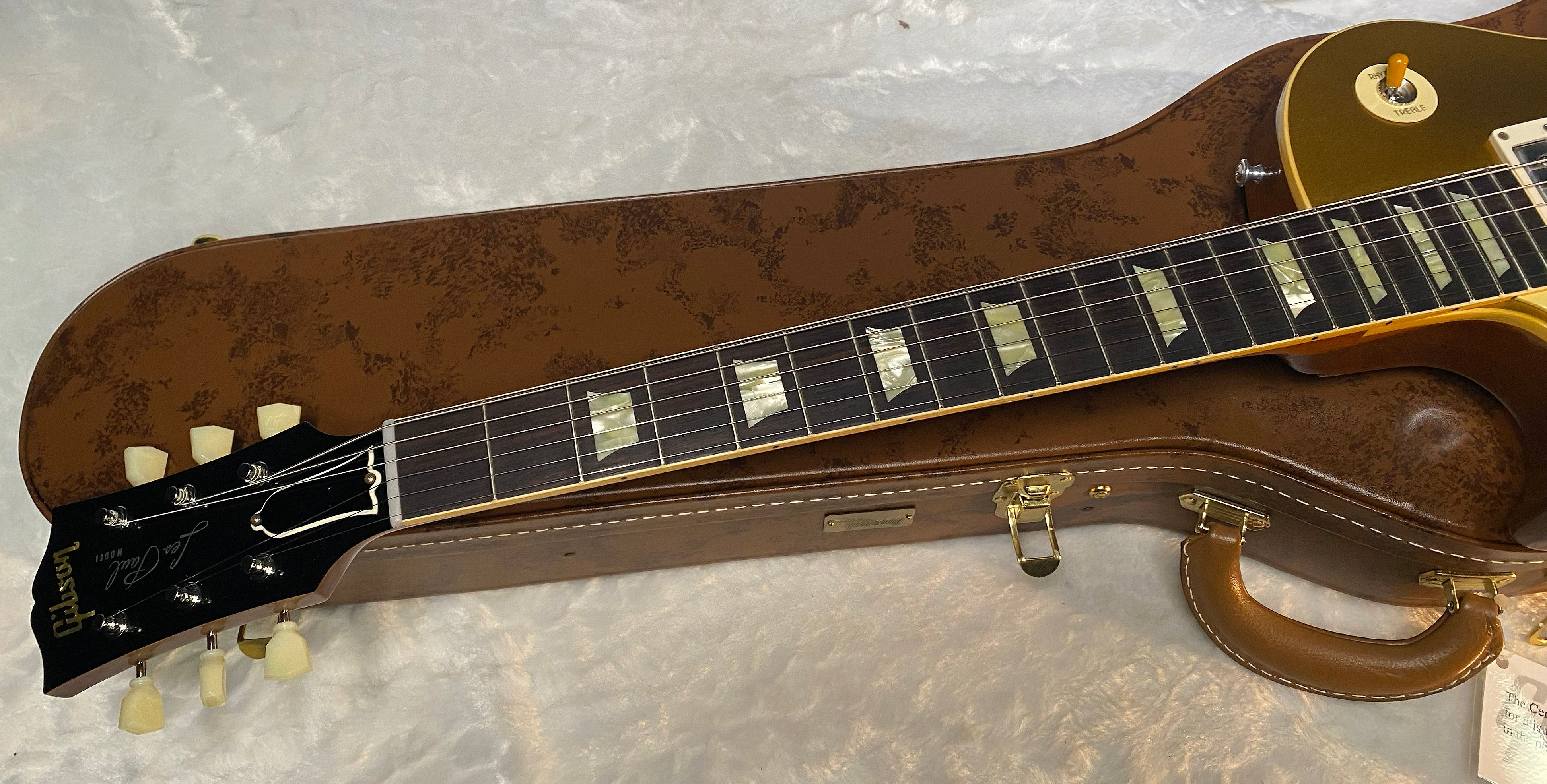 NEW Gibson Custom Shop '57 Les Paul Goldtop Reissue - Double Gold VOS - Left Handed - Authorized Dealer - Only 8.6 lbs G06605