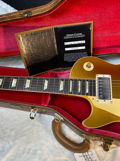 NEW Gibson Custom Shop '57 Les Paul Goldtop Reissue - Double Gold VOS - Left Handed - Authorized Dealer - Only 8.6 lbs G06605