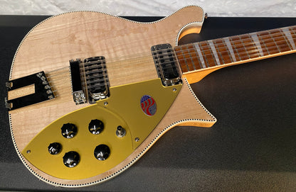 NEW! Rickenbacker 660/12 Maple Glo MG 7.7 lbs - Authorized Dealer - In Stock Ready to Ship- G06613