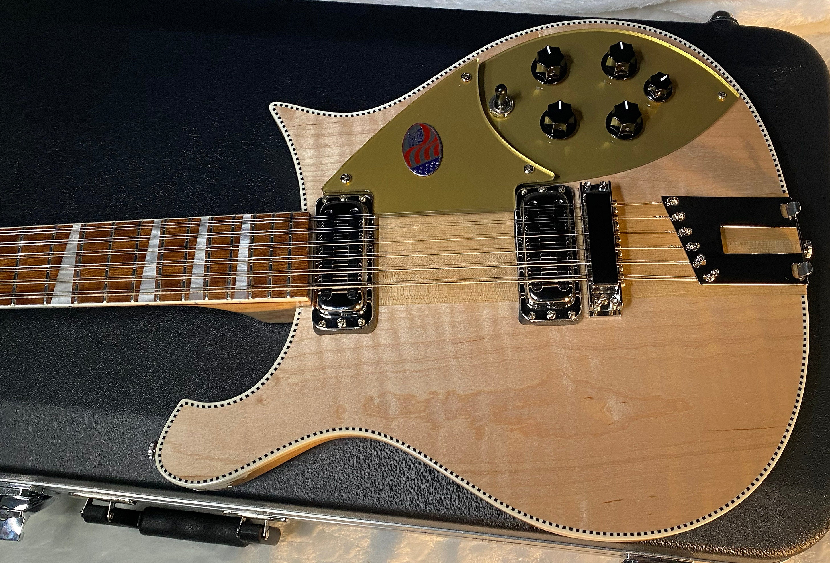 NEW! Rickenbacker 660/12 Maple Glo MG 7.7 lbs - Authorized Dealer - In Stock Ready to Ship- G06613