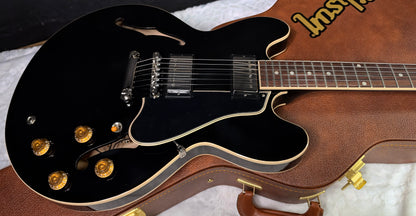NEW ! Gibson ES-335 50s Semi-Hollowbody Electric Guitar - Ebony - Authorized Dealer - 7.8 lbs - G07908