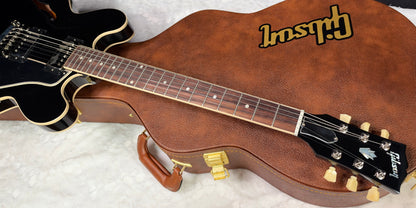 NEW ! Gibson ES-335 50s Semi-Hollowbody Electric Guitar - Ebony - Authorized Dealer - 7.8 lbs - G07908