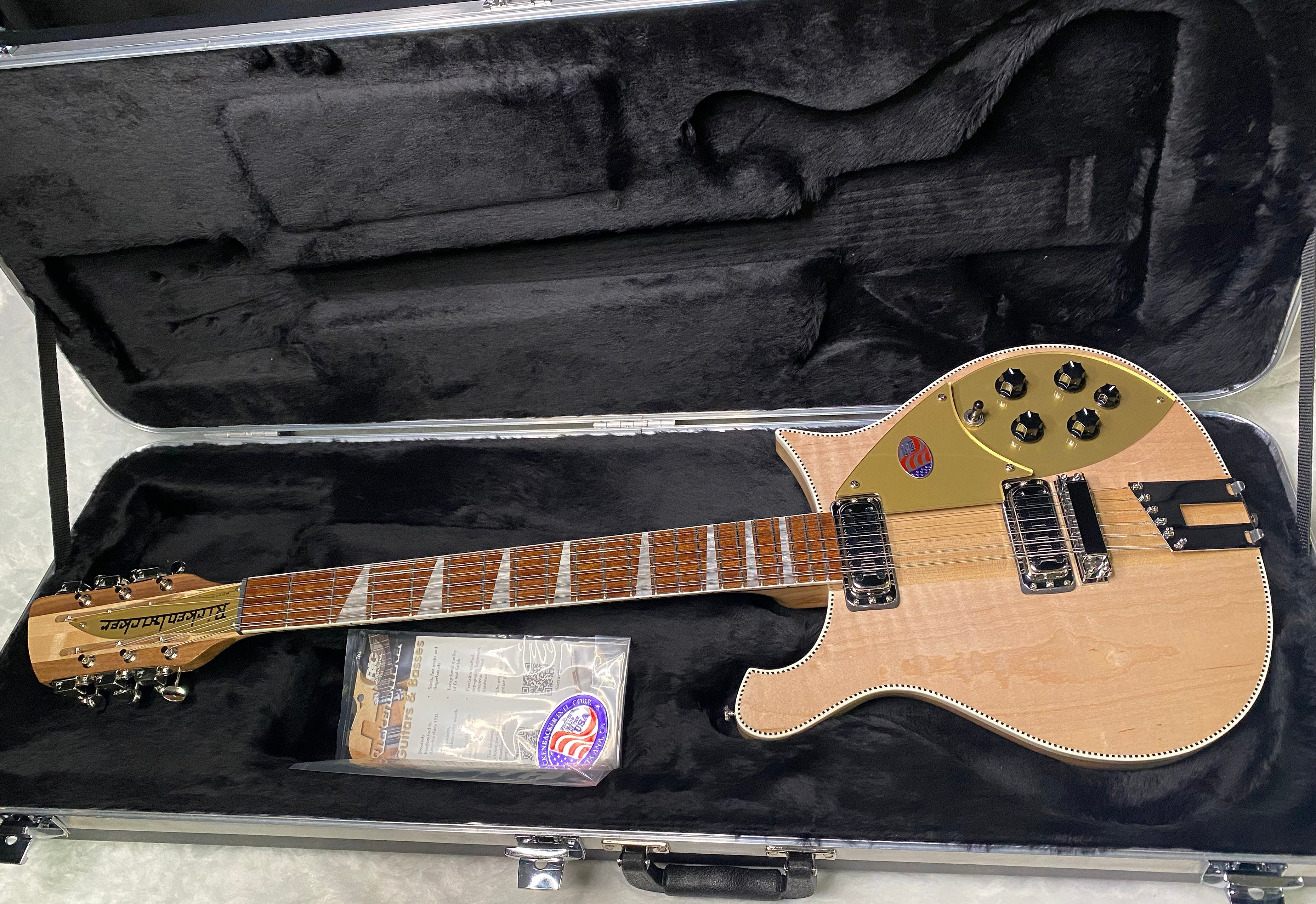 NEW! Rickenbacker 660/12 Maple Glo MG 7.7 lbs - Authorized Dealer - In Stock Ready to Ship- G06613