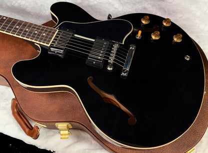 NEW ! Gibson ES-335 50s Semi-Hollowbody Electric Guitar - Ebony - Authorized Dealer - 7.8 lbs - G07908