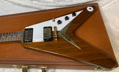 NEW! Gibson Custom 1958 Mahogany Flying V Reissue Electric Guitar - Antique Natural, VOS - WOW - Authorized Dealer - Only 6.3lbs! - G07168