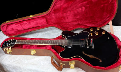 NEW ! Gibson ES-335 50s Semi-Hollowbody Electric Guitar - Ebony - Authorized Dealer - 7.8 lbs - G07908