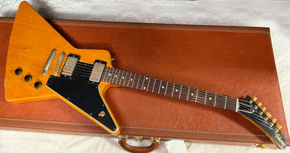 NEW! Gibson Custom 1958 Korina Explorer Reissue - Murphy Lab Heavy Aged - Stinger Headstock - Only 7.35 lbs - Authorized Dealer - G07979