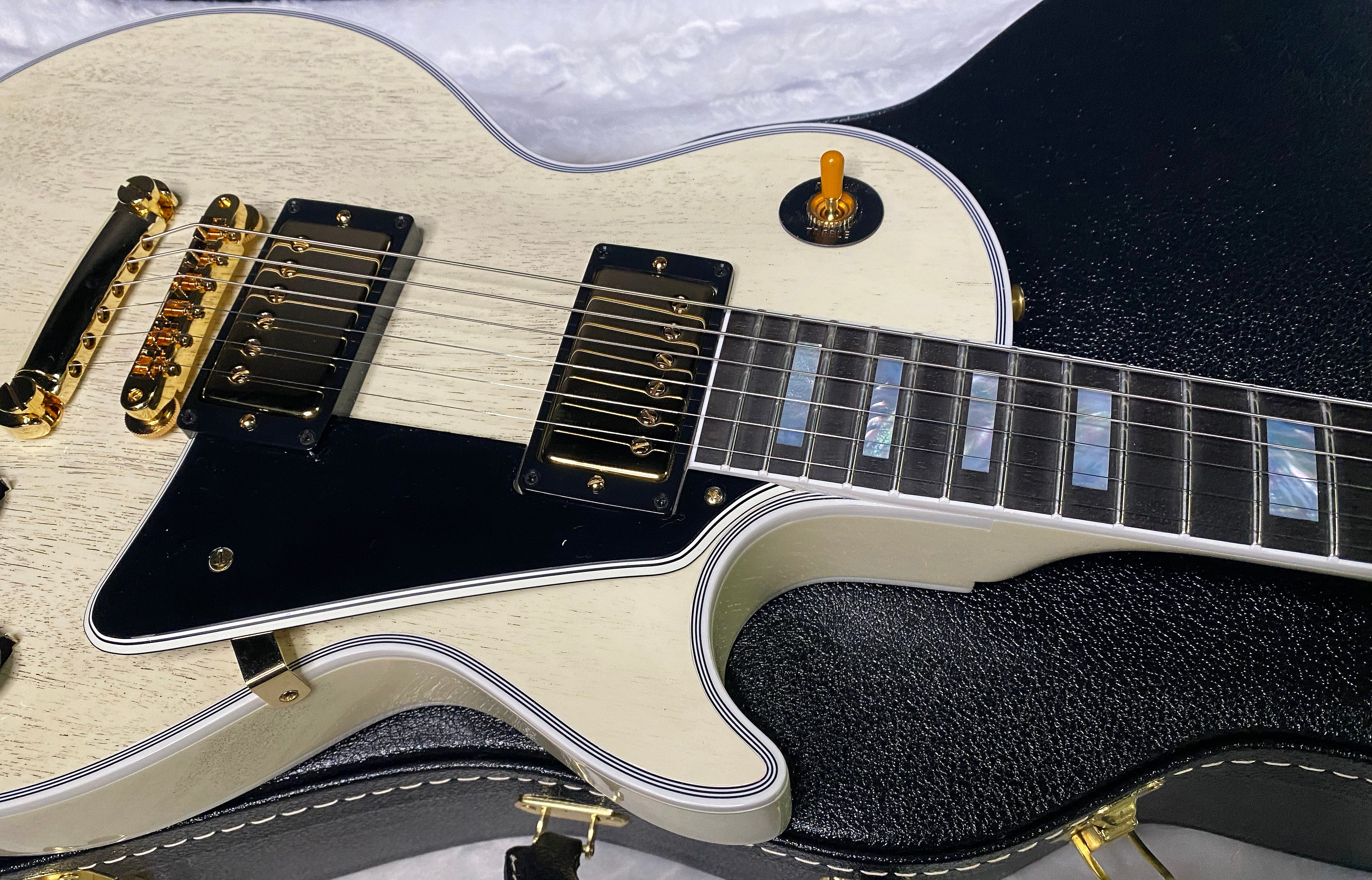 NEW! Gibson Les Paul Custom 1957 Reissue VOS - Custom Ordered in TV White - Custom Shop - ONLY 8.25 lbs - Authorized Dealer - G06598