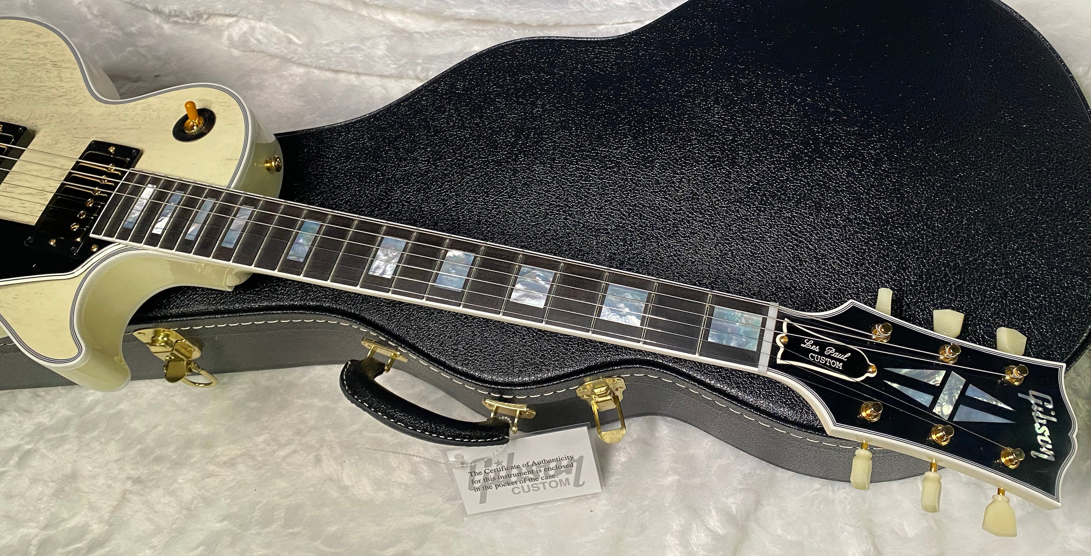 NEW! Gibson Les Paul Custom 1957 Reissue VOS - Custom Ordered in TV White - Custom Shop - ONLY 8.25 lbs - Authorized Dealer - G06598