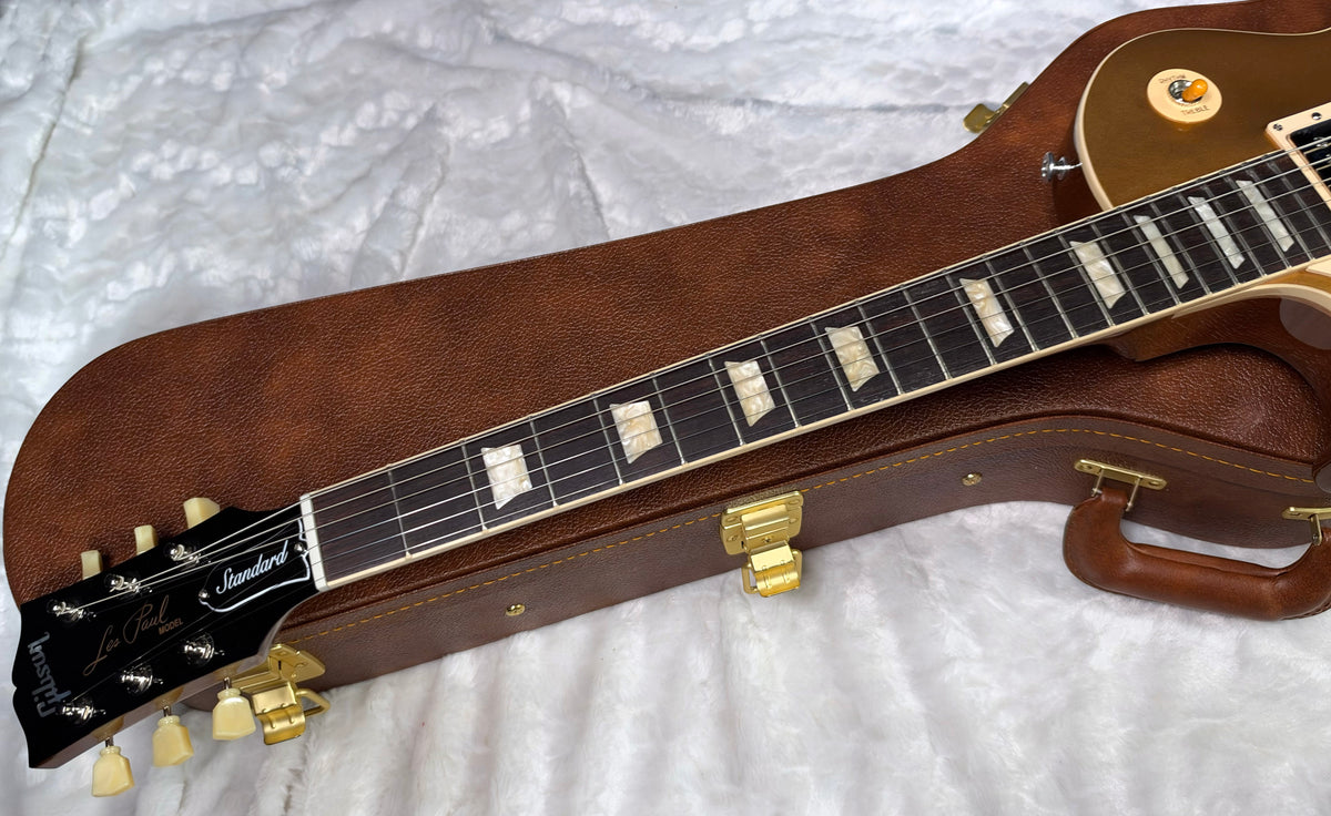 NEW ! Gibson Les Paul 50's Standard Gold Top - Left Handed - Authorized Dealer - Only 9.7lbs - G08008