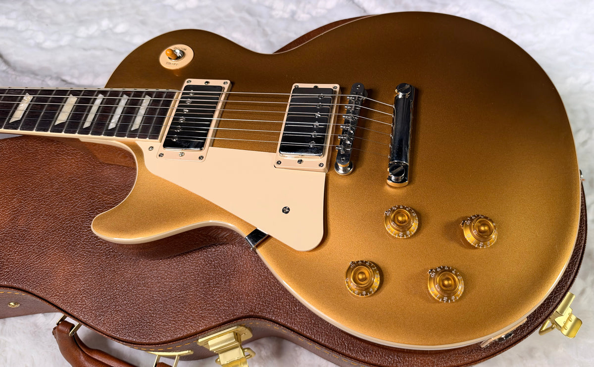 NEW ! Gibson Les Paul 50's Standard Gold Top - Left Handed - Authorized Dealer - Only 9.7lbs - G08008