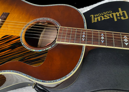 NEW! Gibson Custom Shop Advanced Jumbo Anniversary Limited Edition Acoustic-Electric Guitar - Cremona Burst - 4.45llbs - G07198