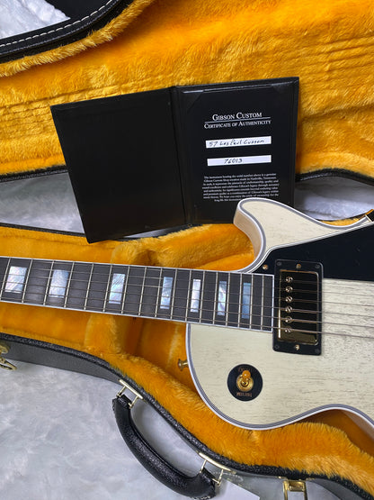 NEW! Gibson Les Paul Custom 1957 Reissue VOS - Custom Ordered in TV White - Custom Shop - ONLY 8.8 lbs - Authorized Dealer - G06610