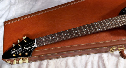 NEW! Gibson Custom 1958 Korina Flying V Reissue Electric Guitar - VOS - Vintage Sunburst - Authorized Dealer - Only 7.4lbs - G07973