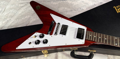 NEW! Gibson Custom 1971 Flying V Medallion Reissue Electric Guitar - Medallion Cherry - Authorized Dealer - Ultra RARE! Dealer Select - 6.4 lbs - G07900