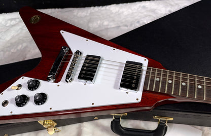 NEW! Gibson Custom 1971 Flying V Medallion Reissue Electric Guitar - Medallion Cherry - Authorized Dealer - Ultra RARE! Dealer Select - 6.4 lbs - G07900