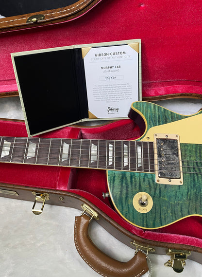 NEW! Gibson Custom 1959 Les Paul Standard Reissue Electric Guitar - Ocean Magenta, Light Aged - Greatest Hits II - Authorized Dealer - 8.4lbs - G06608