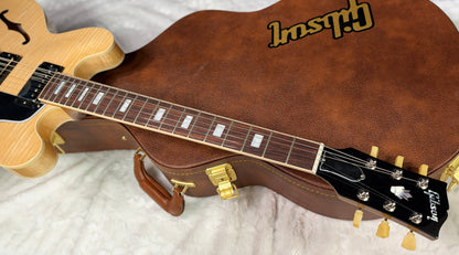 NEW ! Gibson ES-335 Block Inlay - Figured Natural - Authorized Dealer - Beautiful Maple - 8.5 lbs - G07910