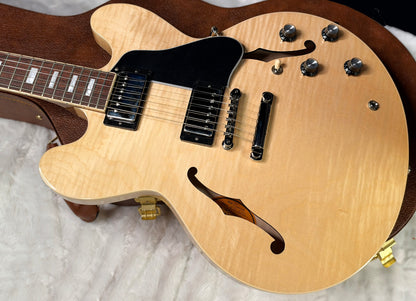 NEW ! Gibson ES-335 Block Inlay - Figured Natural - Authorized Dealer - Beautiful Maple - 8.5 lbs - G07910